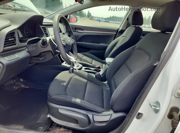 5NPD74LF8KH442065 2019 HYUNDAI ELANTRA White Front interior view