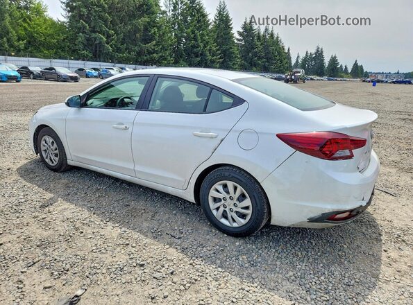 5NPD74LF8KH442065 2019 HYUNDAI ELANTRA White Rear left