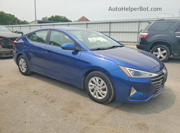 5NPD74LF8KH442342 2019 HYUNDAI ELANTRA Blue წინა მარჯვენა