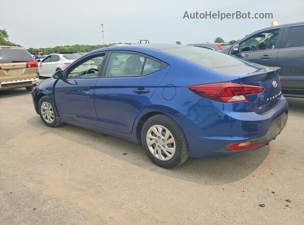 5NPD74LF8KH442342 2019 HYUNDAI ELANTRA Blue უკანა მარცხენა