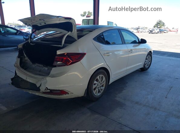 5NPD74LF8KH476765 2019 HYUNDAI ELANTRA Белый Задняя правая четверть