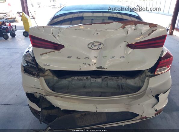 5NPD74LF8KH476765 2019 HYUNDAI ELANTRA Белый Вид спереди