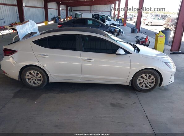 5NPD74LF8KH476765 2019 HYUNDAI ELANTRA Белый Вид задней части салона