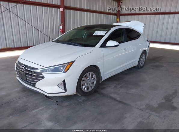 5NPD74LF8KH476765 2019 HYUNDAI ELANTRA Белый Передняя левая четверть