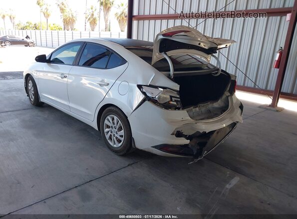 5NPD74LF8KH476765 2019 HYUNDAI ELANTRA Белый Задняя левая четверть
