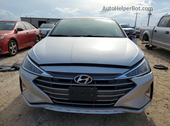 5NPD74LF8KH477933 2019 HYUNDAI ELANTRA Silver წინა ხედი