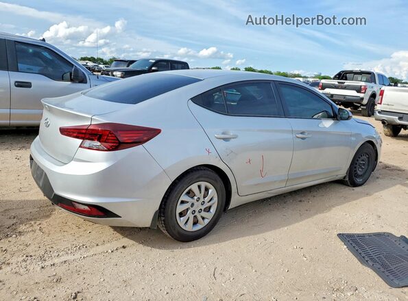 5NPD74LF8KH477933 2019 HYUNDAI ELANTRA Silver უკანა მარჯვენა