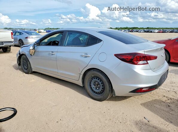 5NPD74LF8KH477933 2019 HYUNDAI ELANTRA Silver უკანა მარცხენა