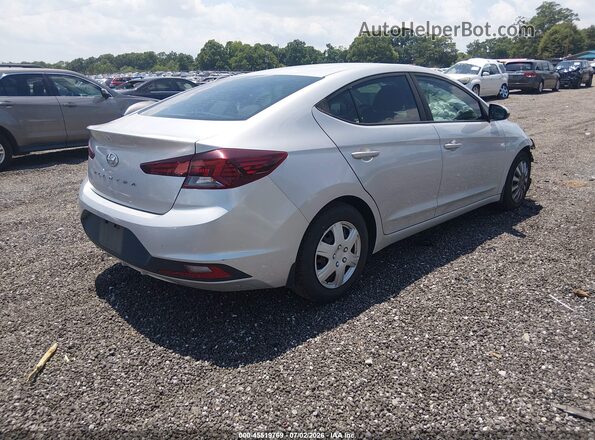5NPD74LF8KH487894 2019 HYUNDAI ELANTRA Silver Задня права чверть