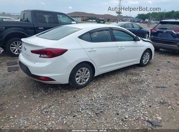 5NPD74LF8KH496871 2019 HYUNDAI ELANTRA Белый Задняя правая четверть