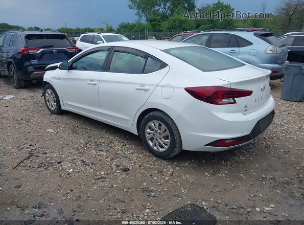 5NPD74LF8KH496871 2019 HYUNDAI ELANTRA Белый Задняя левая четверть