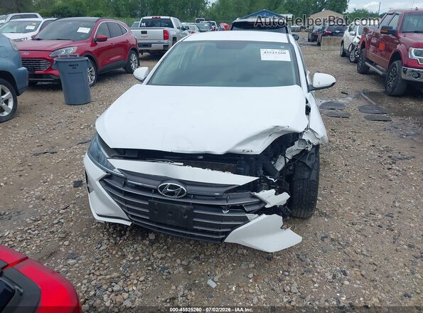 5NPD74LF8KH496871 2019 HYUNDAI ELANTRA Белый Вид спереди
