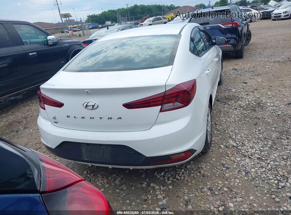 5NPD74LF8KH496871 2019 HYUNDAI ELANTRA Белый 
