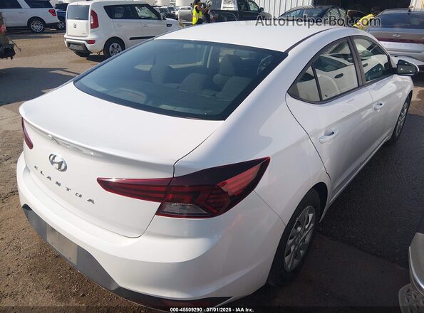 5NPD74LF8LH600213 2020 HYUNDAI ELANTRA White Trasero derecho
