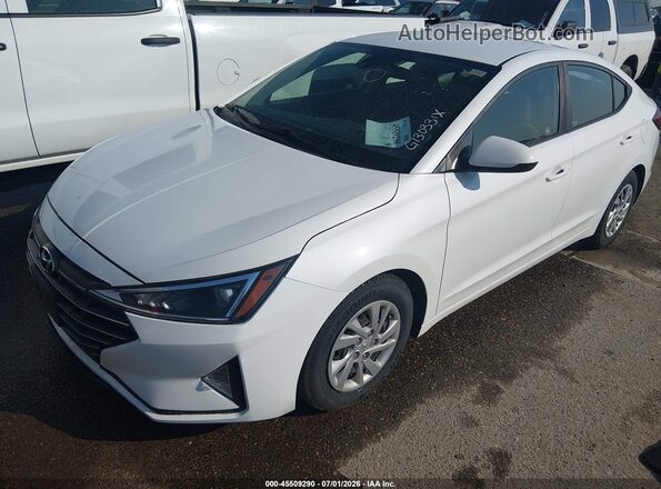 5NPD74LF8LH600213 2020 HYUNDAI ELANTRA White Vista tres cuartos delantera izquierda