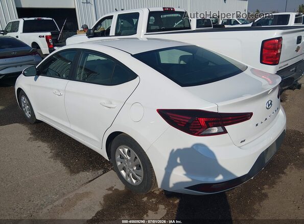 5NPD74LF8LH600213 2020 HYUNDAI ELANTRA White Trasero izquierdo