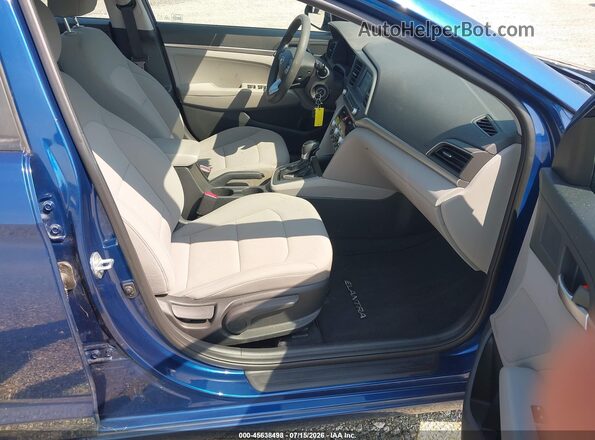 5NPD74LF8LH601295 2020 HYUNDAI ELANTRA Синий Вид салона спереди