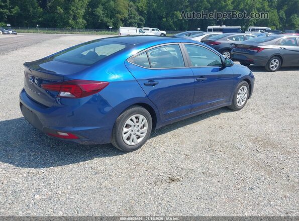 5NPD74LF8LH601295 2020 HYUNDAI ELANTRA Синий Задняя правая четверть