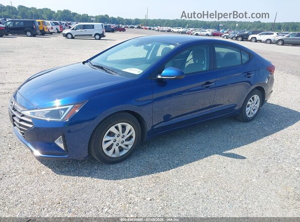 5NPD74LF8LH601295 2020 HYUNDAI ELANTRA Синий Передняя левая четверть