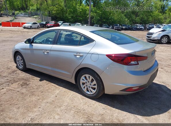5NPD74LF8LH602088 2020 HYUNDAI ELANTRA Серебряный Задняя левая четверть