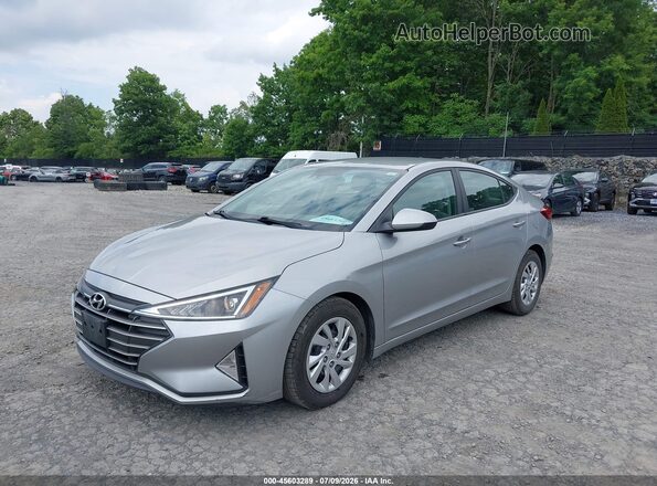 5NPD74LF8LH602107 2020 HYUNDAI ELANTRA Silver Առջևի ձախ երեք քառորդ տեսարան