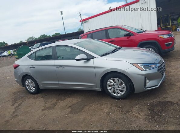 5NPD74LF8LH602995 2020 HYUNDAI ELANTRA Silver Vista interior trasera