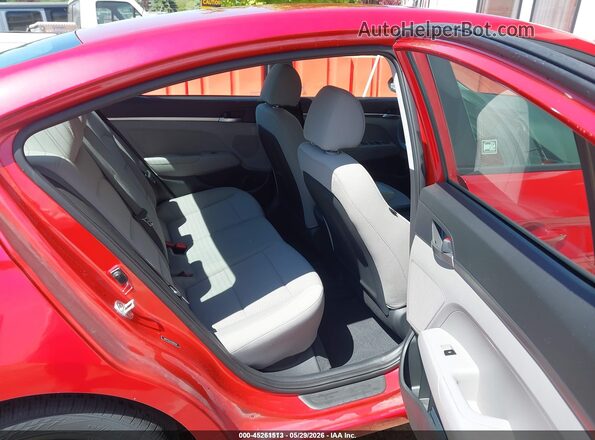 5NPD74LF8LH608909 2020 HYUNDAI ELANTRA Red VIN sticker view