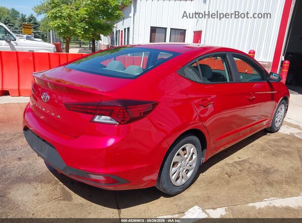 5NPD74LF8LH608909 2020 HYUNDAI ELANTRA Red Rear right