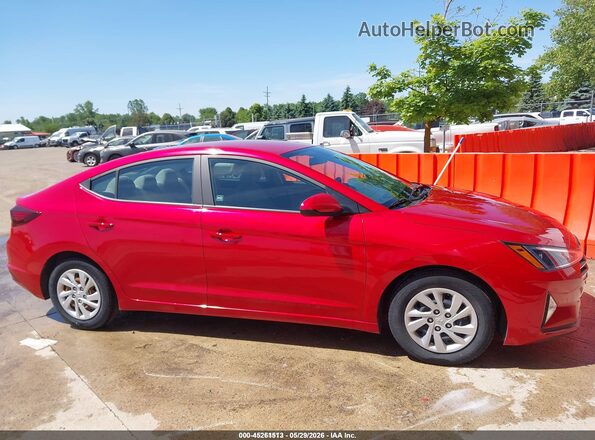 5NPD74LF8LH608909 2020 HYUNDAI ELANTRA Red 360 interior view