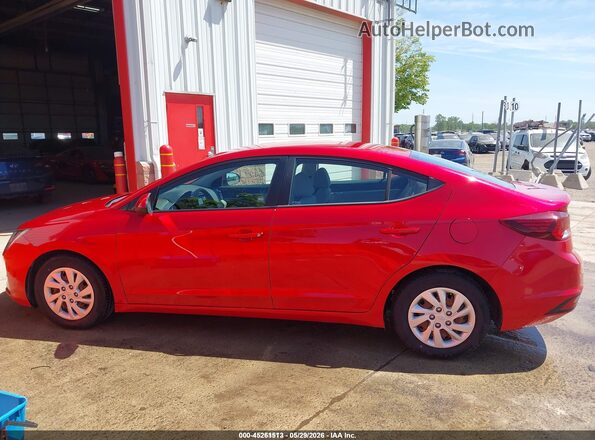 5NPD74LF8LH608909 2020 HYUNDAI ELANTRA Red 