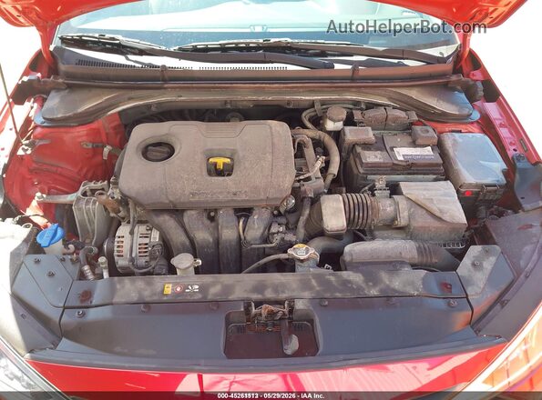 5NPD74LF8LH608909 2020 HYUNDAI ELANTRA Red Rear view