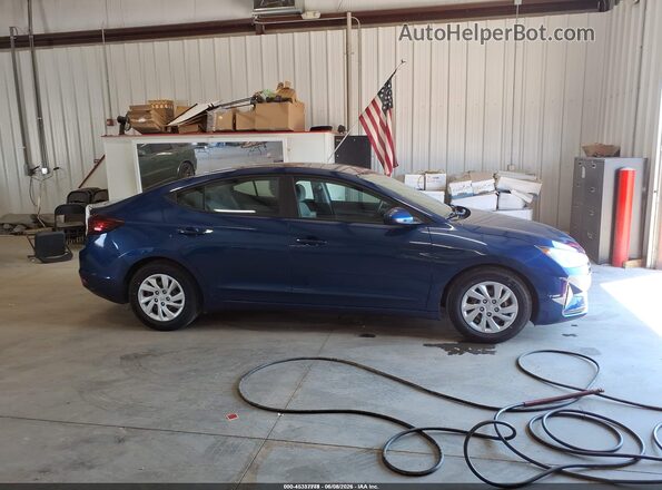 5NPD74LF8LH611292 2020 HYUNDAI ELANTRA Blue Widok wnętrza z tyłu