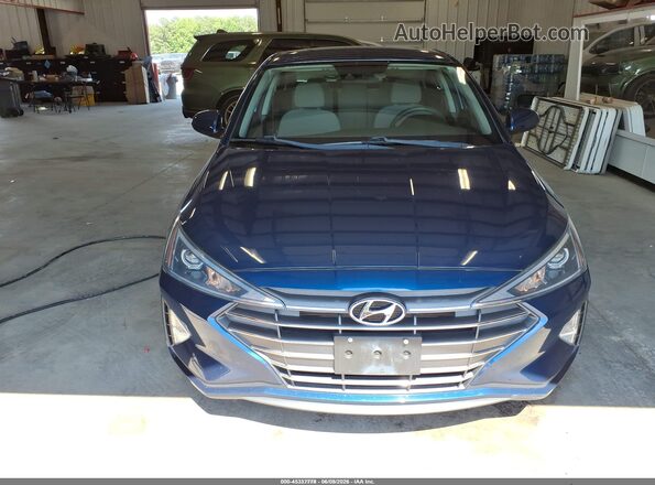 5NPD74LF8LH611292 2020 HYUNDAI ELANTRA Blue Widok z przodu