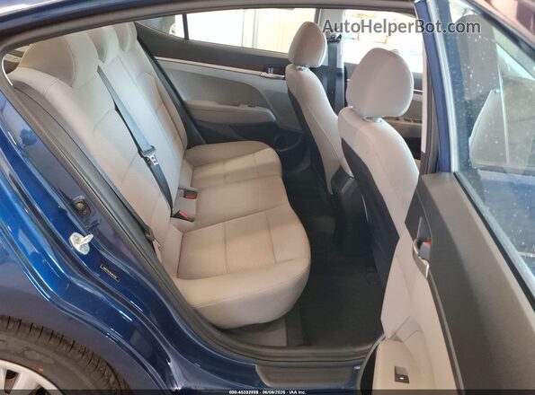 5NPD74LF8LH611292 2020 HYUNDAI ELANTRA Blue Widok naklejki z numerem VIN