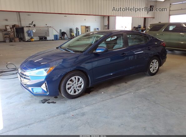 5NPD74LF8LH611292 2020 HYUNDAI ELANTRA Blue Widok wnętrza 360 stopni