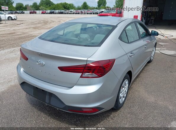 5NPD74LF8LH612202 2020 HYUNDAI ELANTRA Silver Задня права чверть
