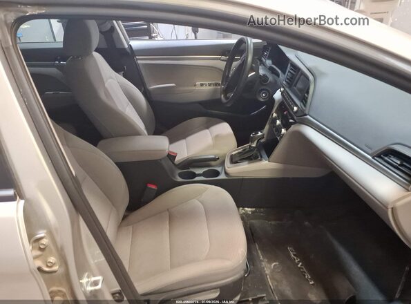 5NPD74LF8LH612507 2020 HYUNDAI ELANTRA Gray Front interior view
