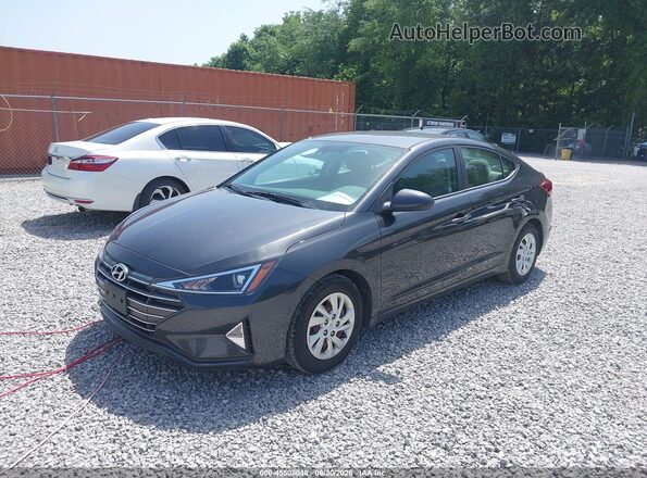 5NPD74LF8LH612569 2020 HYUNDAI ELANTRA Gray Rear interior view