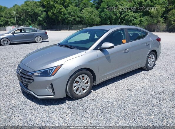5NPD74LF8LH612846 2020 HYUNDAI ELANTRA Silver წინა მარცხენა ხედი სამი მეოთხედიდან