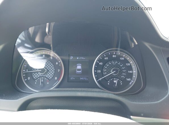 5NPD74LF8LH612846 2020 HYUNDAI ELANTRA Silver უკანა სავარძლების ხედი