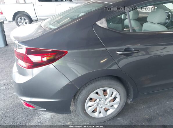 5NPD74LF8LH613205 2020 HYUNDAI ELANTRA Gray Vista interior trasera