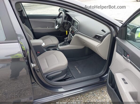 5NPD74LF8LH613351 2020 HYUNDAI ELANTRA Gray Вид салону спереду