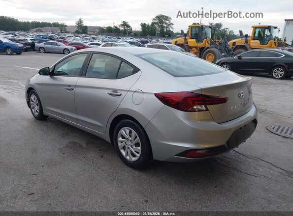5NPD74LF8LH615987 2020 HYUNDAI ELANTRA Silver Trasero izquierdo