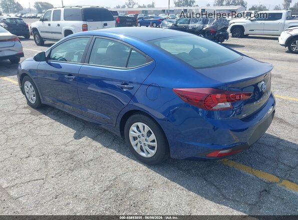 5NPD74LF8LH616346 2020 HYUNDAI ELANTRA Blue Rear left