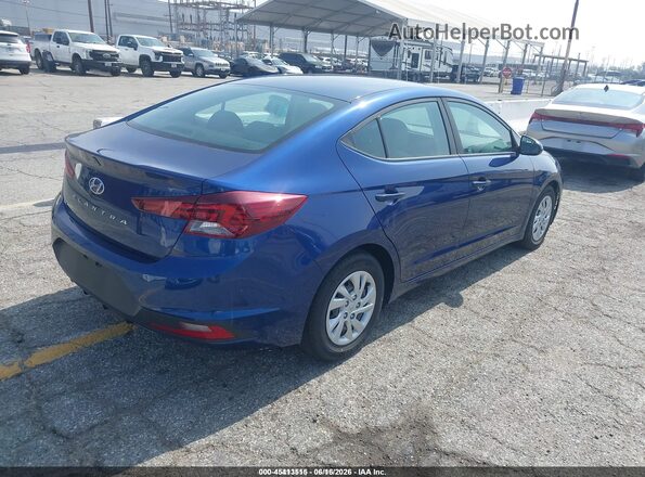 5NPD74LF8LH616346 2020 HYUNDAI ELANTRA Blue Rear right