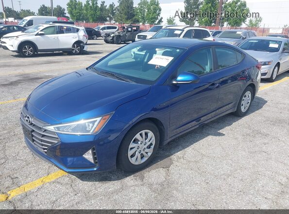 5NPD74LF8LH616346 2020 HYUNDAI ELANTRA Blue Front left