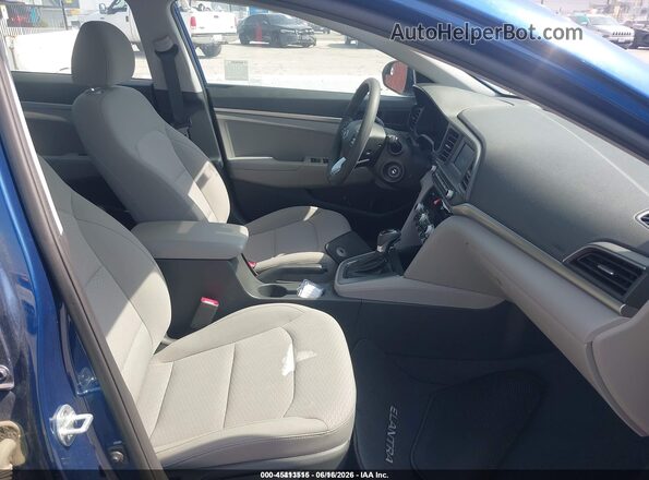 5NPD74LF8LH616346 2020 HYUNDAI ELANTRA Blue Front interior view