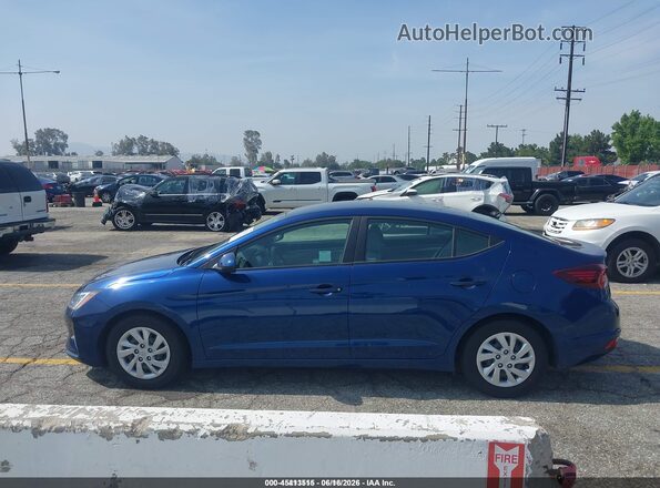 5NPD74LF8LH616346 2020 HYUNDAI ELANTRA Blue 360 interior view