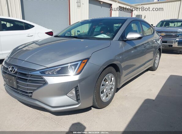 5NPD74LF8LH616430 2020 HYUNDAI ELANTRA Silver წინა მარცხენა ხედი სამი მეოთხედიდან