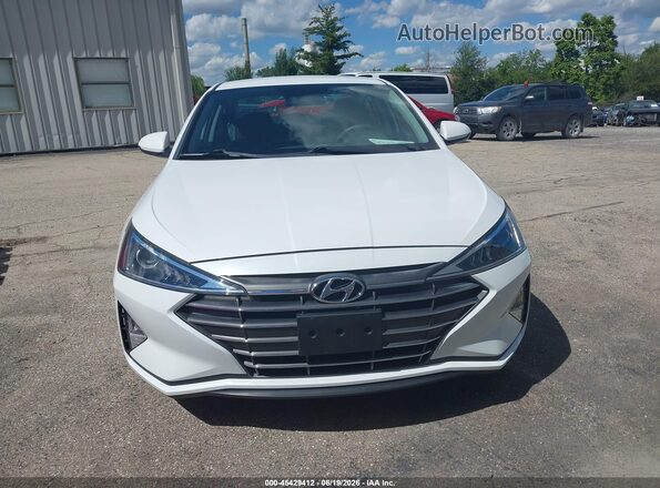 5NPD74LF8LH618131 2020 HYUNDAI ELANTRA White Widok wnętrza z tyłu
